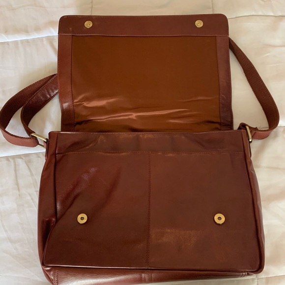 Estalon Leather Messenger Bag/Briefcase - Picture 5 of 6